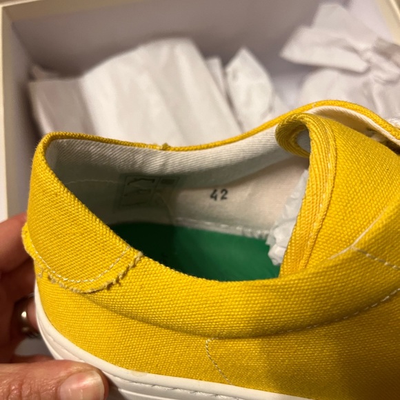 - NWT $645 John ElliottMen's Yellow Sneakers size 42 - Picture 5 of 15